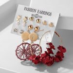 Multi-colour Wonderful Pearl and AD Multi Designs Gold Plated Earrings For Women - VAIRAVI