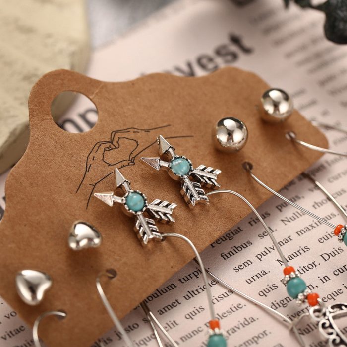 Stunning Feather inspired Oxidized German Silver Earrings For Women - VAIRAVI