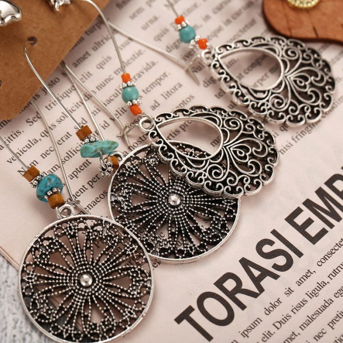 Stunning Feather inspired Oxidized German Silver Earrings For Women - VAIRAVI