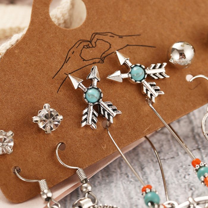 Stunning Feather inspired Oxidized German Silver Earrings For Women - VAIRAVI