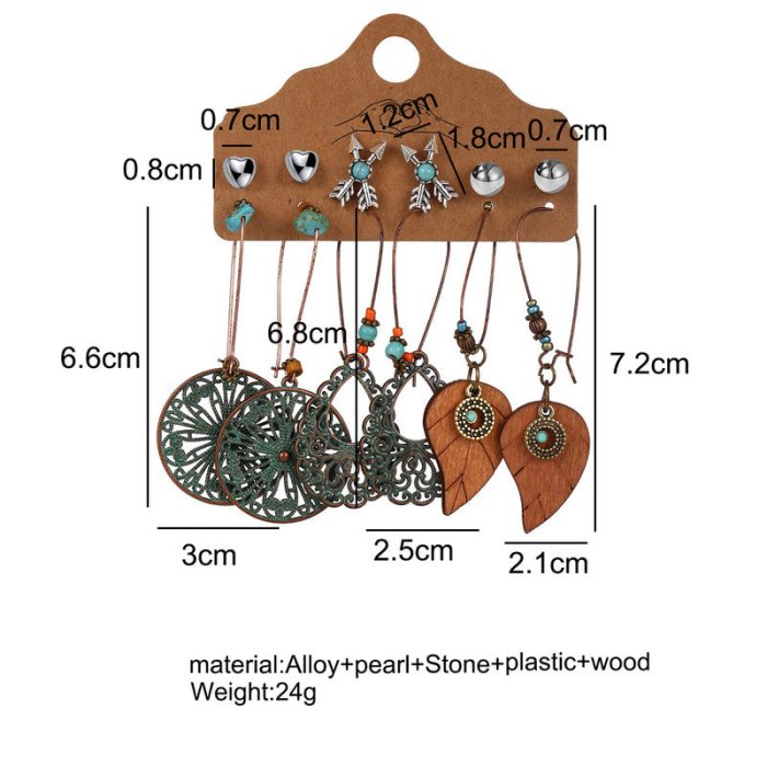 Stylish Oxidized German Silver Plated Earrings For Women - VAIRAVI