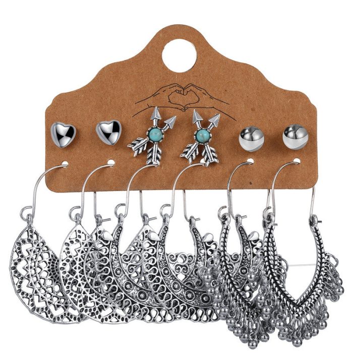 Trendy Oxidized German Silver Plated Earrings For Women - VAIRAVI