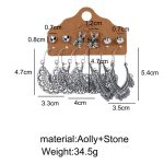 Trendy Oxidized German Silver Plated Earrings For Women - VAIRAVI