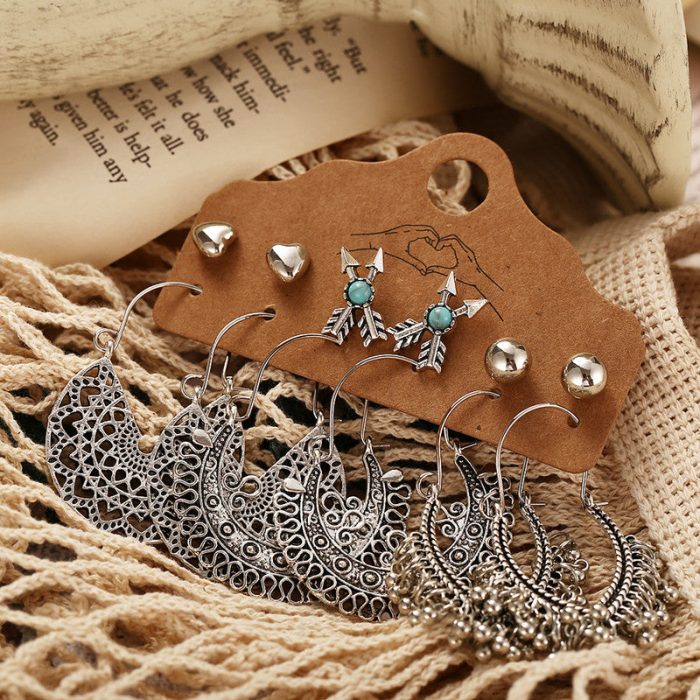 Trendy Oxidized German Silver Plated Earrings For Women - VAIRAVI