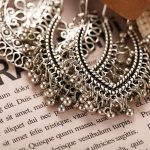 Trendy Oxidized German Silver Plated Earrings For Women - VAIRAVI