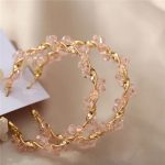 Pink Gold Plated Earrings Combo For Women - VAIRAVI