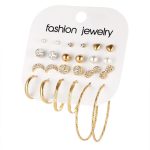 Gold Plated Earrings Combo Pack of 12 For Women - VAIRAVI