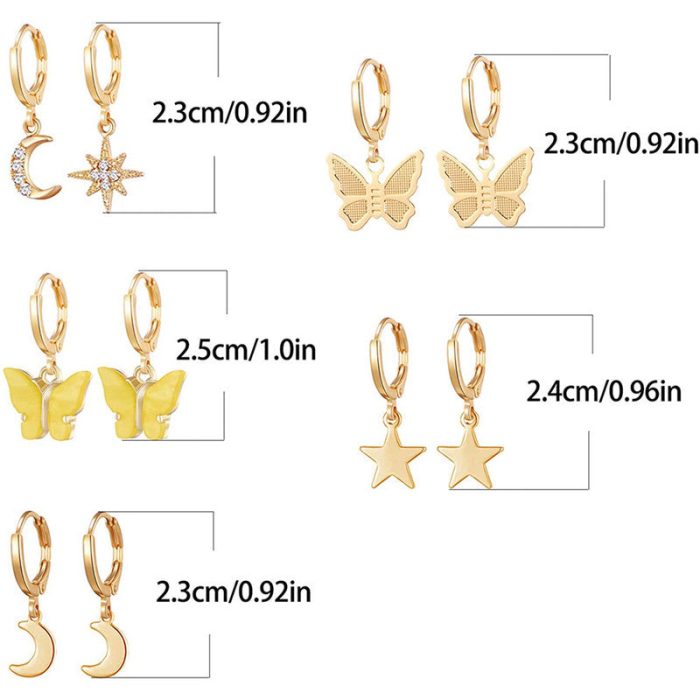 AD Gold Plated Jewellery Earrings For Women - VAIRAVI