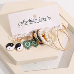 Gold-Plated Drop Earrings Combo of 5 For Women - VAIRAVI