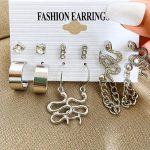 Silver-Plated Drop Earrings Combo of 6 For Women - VAIRAVI