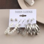 Silver Plated Hoops Earrings Combo For Women and Girls - VAIRAVI