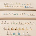 Gold Plated Multicolour Studs Quirky Earrings Combo of 30 For Women - VAIRAVI