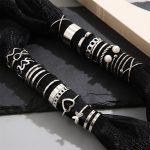 Silver Plated Contemporary Stackable Rings Set of 22 For Women - VAIRAVI