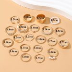 Gold Plated Stackable Rings (Pack of 21) - VAIRAVI