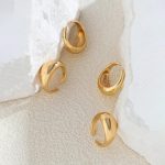 Trending Gold Plated Set of 4 Stackable Finger Rings - VAIRAVI