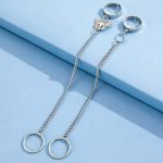 Silver Plated Silver-Toned Chain Ring Set of 2 For Women - VAIRAVI