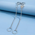 Silver Plated Silver-Toned Chain Ring Set of 2 For Women - VAIRAVI