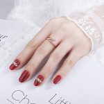 Rose Gold Plated American Diamond Studded Contemporary Korean Finger Ring - Image 4