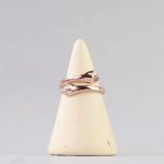 Rose Gold-Plated Hug Shaped Adjustable Hug Day Finger Ring - Image 5