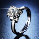 Silver Plated American Diamond Studded Butterfly Anti Tarnish Adjustable Round Finger Ring - VAIRAVI